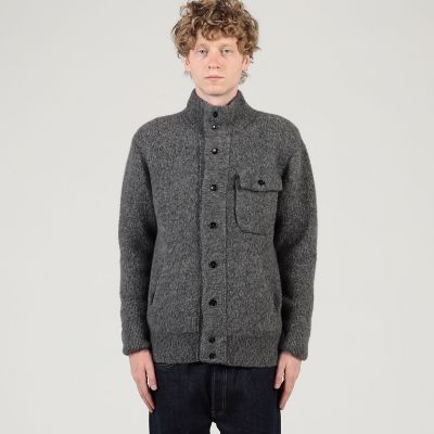 ウールカシミヤシルク スタンドカラーニットブルゾン | TOMORROWLAND