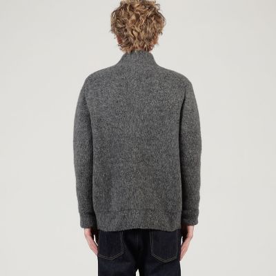 LORENA ANTONIAZZI ニットコート　シルク　カシミヤ　ウール ウールカシミヤシルク ミラノリブ ニットブルゾン | TOMORROWLAND (Men