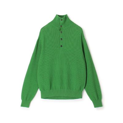 TOMORROWLAND tricot 長袖ポロシャツ 緑 M TOMORROWLAND tricot ギマ