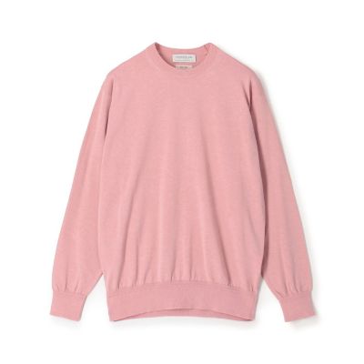 カシミヤ100%！ TOMORROWLAND.B クルーネックニット ピンク 春 TOMORROWLAND collection ニット セーター カシミヤシルクリブ クルー