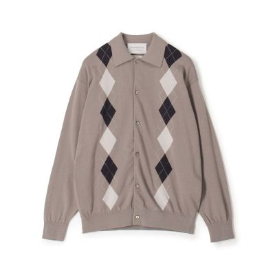 TOMORROWLAND tricot ギザコットン アーガイル柄