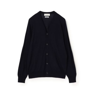 CABaN コットンカシミヤ ポケットクルーネックカーディガン