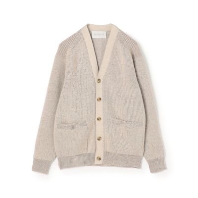 TOMORROWLAND tricot アルパカ 片畦 Vネック