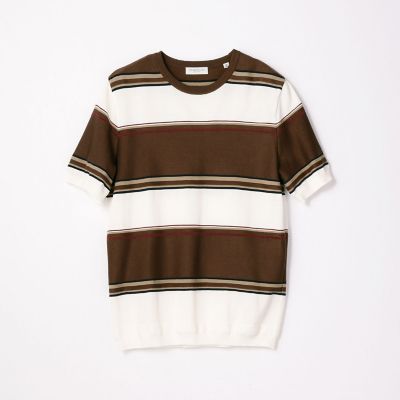 tricot レトロボーダー ニットTシャツ | TOMORROWLAND