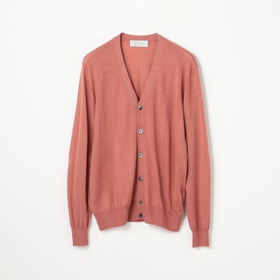 ソフトカシミヤシルク Vネックカーディガン｜トゥモローランド