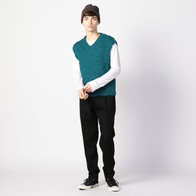 ＜TOMORROWLAND (Men)＞スラブウール　ニットベスト