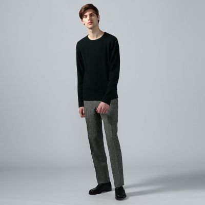 ＜TOMORROWLAND (Men)＞スーパーファインラムウール　クルーネックニット