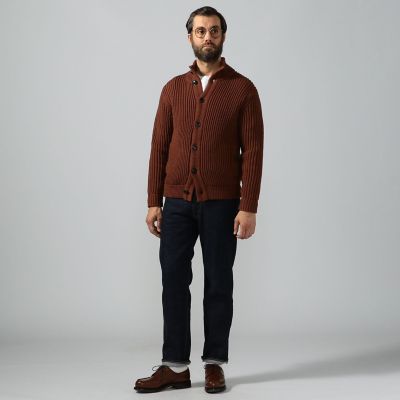 ＜TOMORROWLAND (Men)＞バルキーコード　スタンドカラーカーディガン