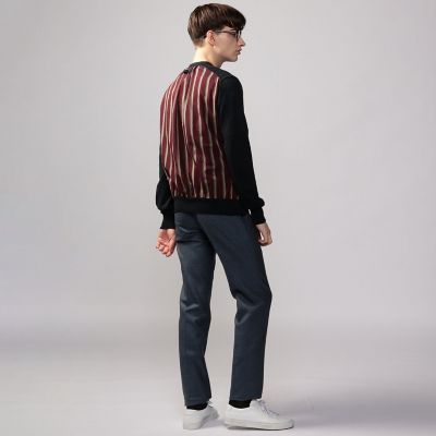 ＜TOMORROWLAND (Men)＞ウールニット×コットンローン　Ｖネックカーディガン