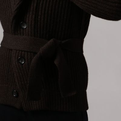 ウールカシミヤ ショールカラーカーディガン ZEGNA