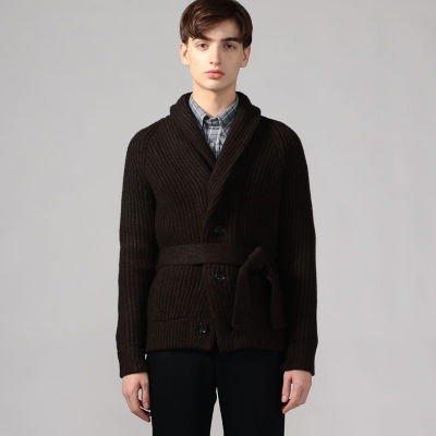 ウールカシミヤ ショールカラーカーディガン ZEGNA