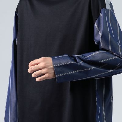 スウィッチング　ストライプロングスリーブＴシャツ