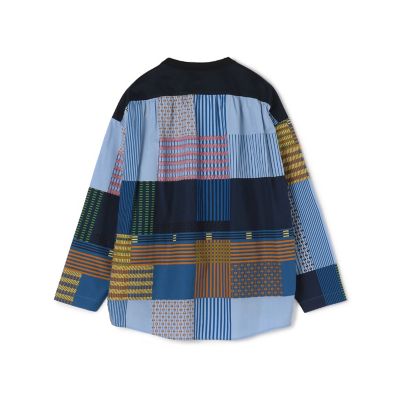 [かんかつ ] TOMORROWLAND - コンビデザインプルオーバー コットン シャツコンビデザインプルオーバー | TOMORROWLAND