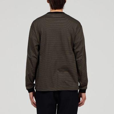 オーガニックコットン　クルーネックボーダーＴシャツ
