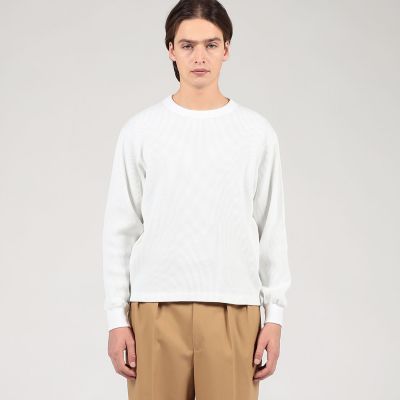 スビンコットン ワッフル クルーネックカットソー | TOMORROWLAND (Men