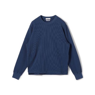 スビンコットン ワッフル クルーネックカットソー