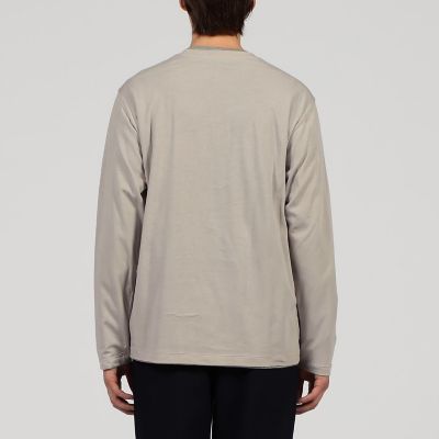 ストレッチ天竺　レイヤードカットソー