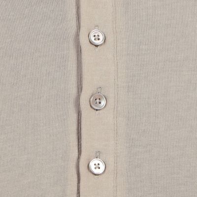 ストレッチ天竺　レイヤードカットソー