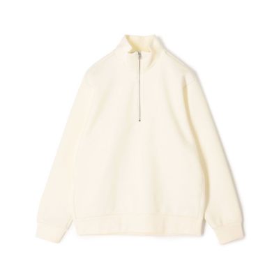 スビンコットンダンボール　ハーフジッププルオーバースウェット