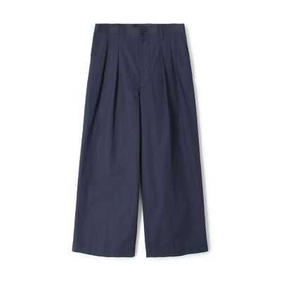 ＜TOMORROWLAND (Men)＞コットンリネンツイル　２プリーツワイドパンツ