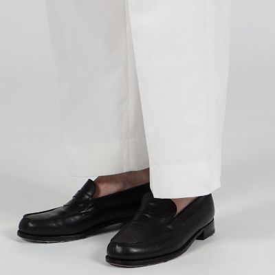 ポリエステルコットン 1プリーツワイドパンツ | TOMORROWLAND (Men