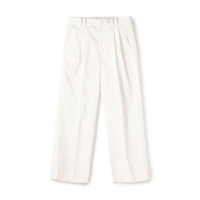 ＜TOMORROWLAND (Men)＞ポリエステルコットン　プリーツパンツ