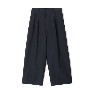 ＜TOMORROWLAND (Men)＞リネン　ワイドシルエットプリーツパンツ
