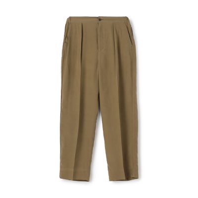 シルク　サイドシャーリングパンツ