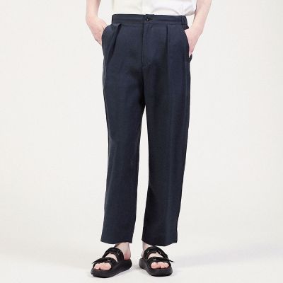 シルク　サイドシャーリングパンツ