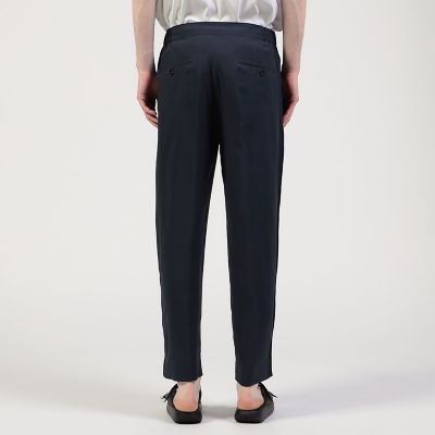 シルク　サイドシャーリングパンツ