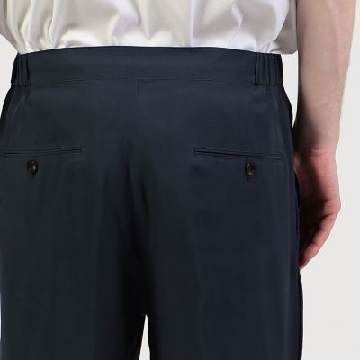 シルク　サイドシャーリングパンツ