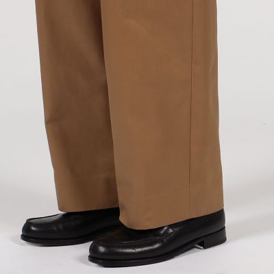 フィンクスコットンウエポン　１プリーツワイドパンツ