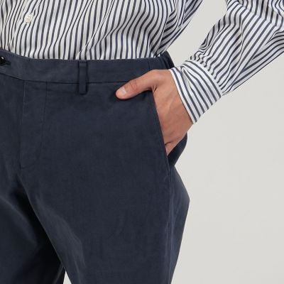 【タイムセール：６月３０日（月）午前９時３０分迄】ストレッチチノ　バックシャーリングスリムパンツ