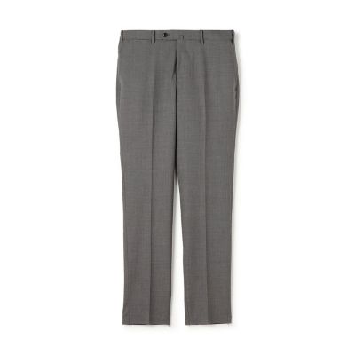 ポリエステルウール　スリムストレートスラックス　ＦＲＥＥ　ＦＩＴ