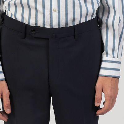 ポリエステルウール　スリムストレートスラックス　ＦＲＥＥ　ＦＩＴ