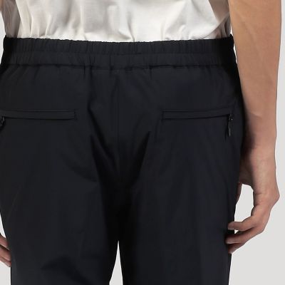 ナイロンポリウレタン　ノープリーツスリムパンツ