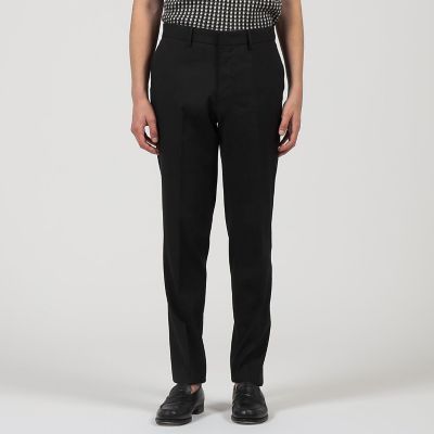 美品 トゥモローランド ストレッチリネンスリムスラックス サイズ50 ストレッチリネン ノープリーツスリムスラックス | TOMORROWLAND