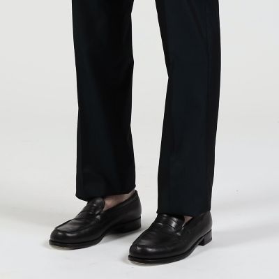 コットンシルクタイプライター　１プリーツスラックス