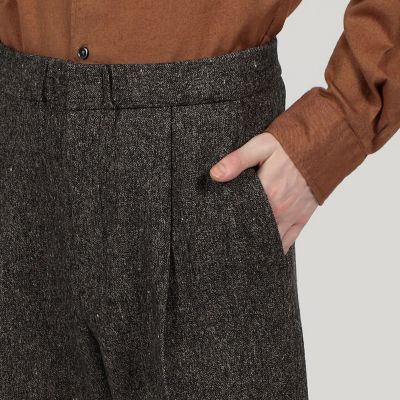 フランネラーナ　ホームスパン　バレルパンツ