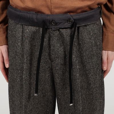 フランネラーナ　ホームスパン　バレルパンツ