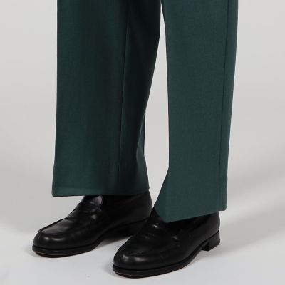 フランネラーナ　２タックワイドストレートパンツ