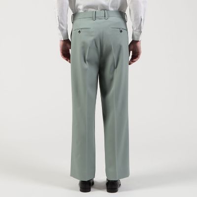 ハルトツイル　２タックワイドストレートパンツ