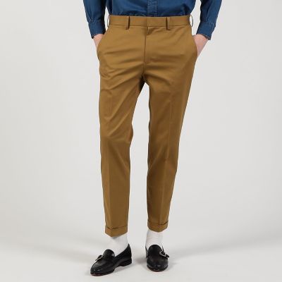 チノストレッチ　スリムテーパードパンツ