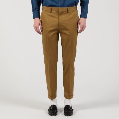 チノストレッチ　スリムテーパードパンツ