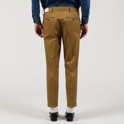 チノストレッチ　スリムテーパードパンツ