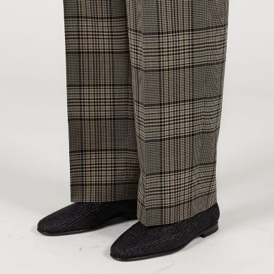 ハルトウール　１プリーツ　バレルパンツ
