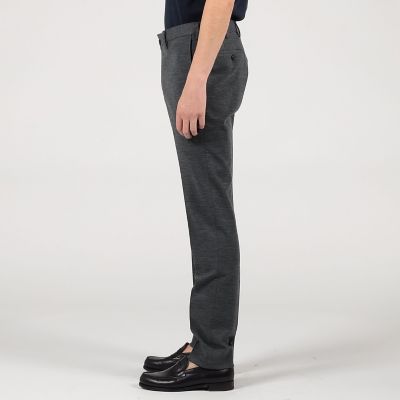 ウールナイロン　スリムストレートパンツ