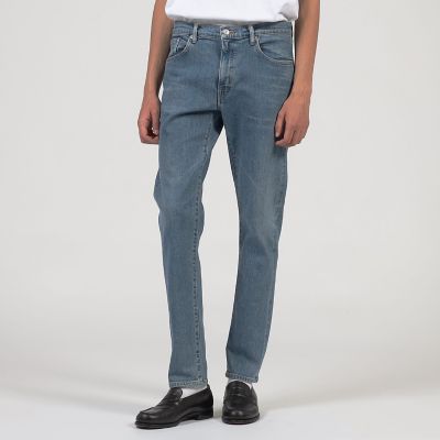 別注】EDWIN SLIM TAPPERED USED デニムパンツ