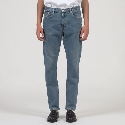 別注】EDWIN SLIM TAPPERED USED デニムパンツ