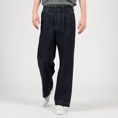 ネストローブ　コットンデニムバレルパンツ 9．5OZコットンデニム 1プリーツバレルパンツ | TOMORROWLAND